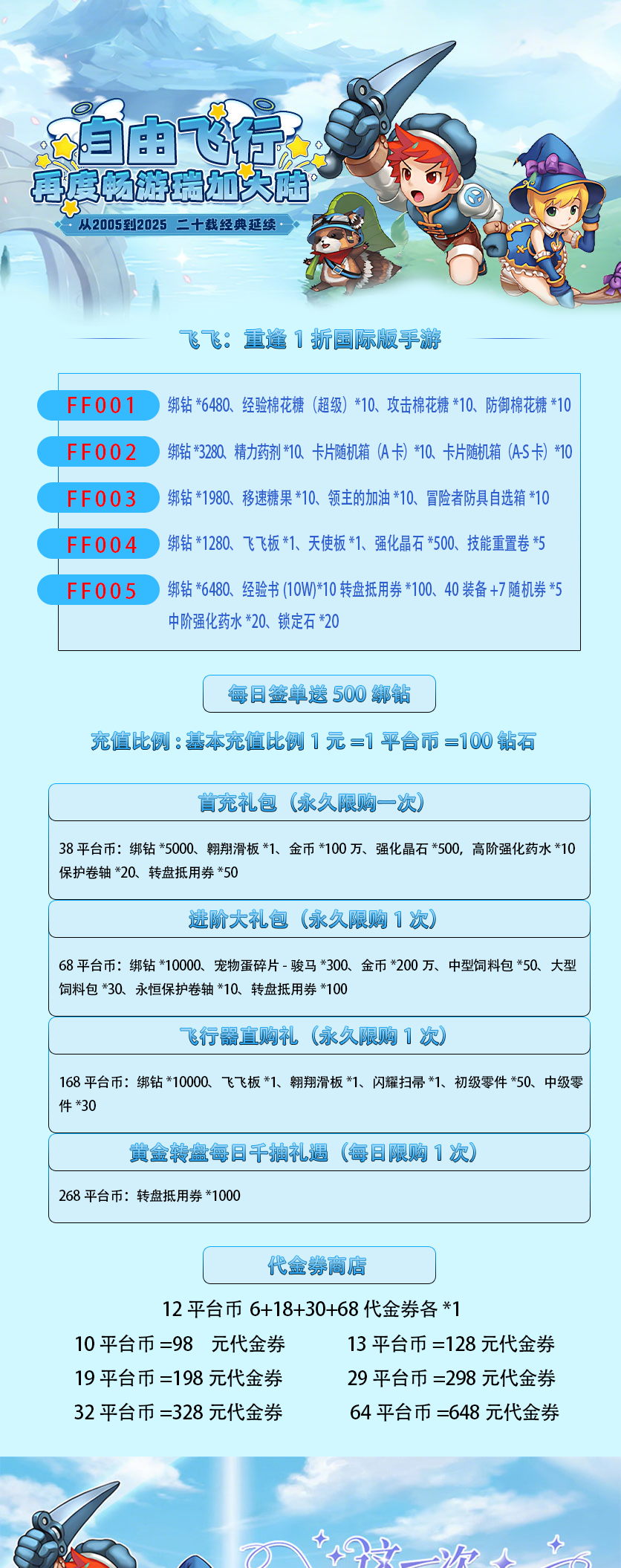 图片[1]-飞飞国际版！超爽服来袭！无限代金券！已公测-君航手游