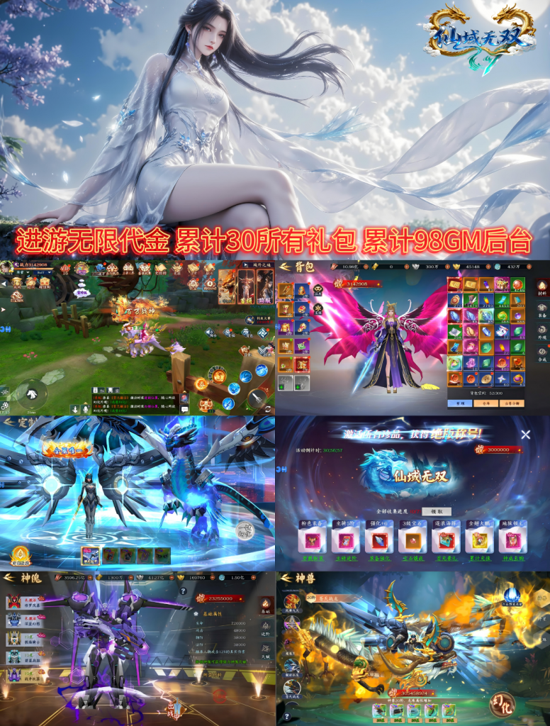 图片[1]-仙域无双（买断版）—98GM后台-君航手游